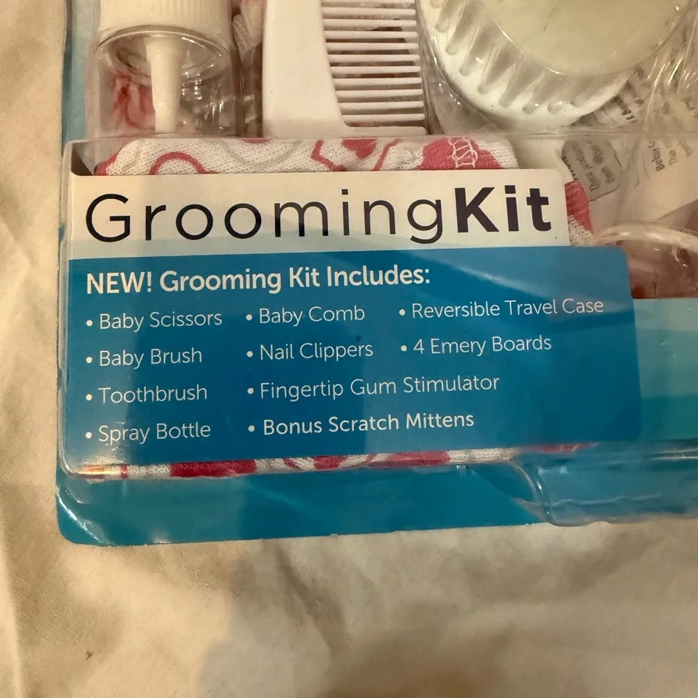 Playtex 6pc Healthcare and Grooming Kit - Blue and White